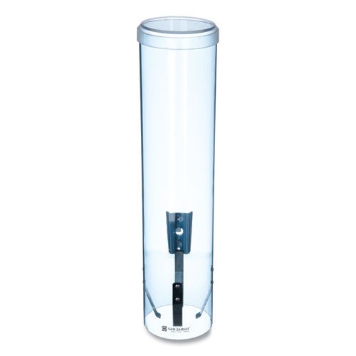 San Jamar C3260TBL Pull-Type Water Cup Dispenser - Large/Translucent Blue New