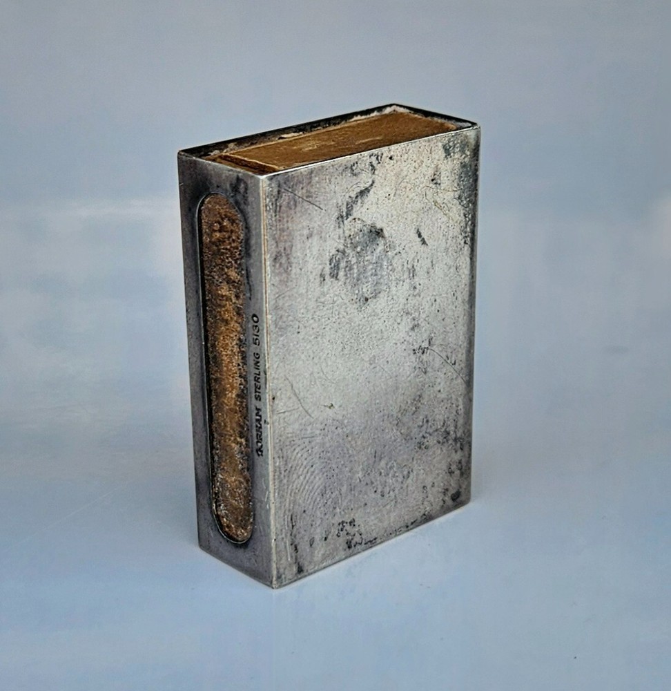 Antique Gorham 925 Sterling Silver Match Holder