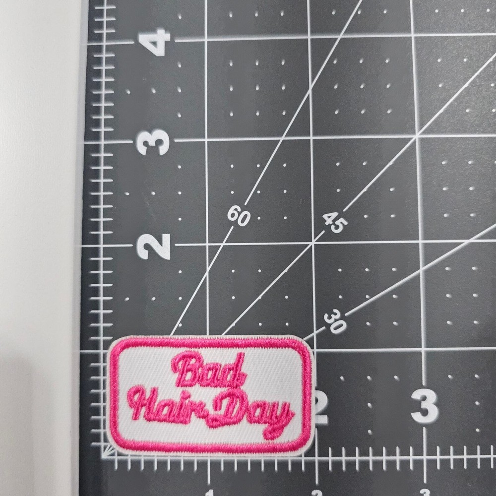 Bad Hair Day - Embroidered Patch