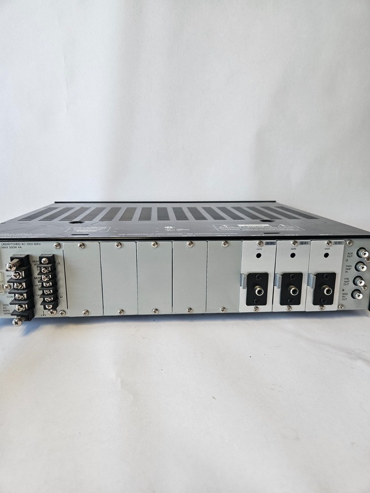TOA 900 Series II Amplifier A-906MK2 w/ 3 RCA Input modules.