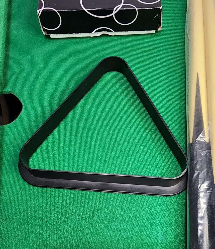 Miniature 20x12" Tabletop Billiards POOL TABLE SET Complete - USED ONCE **READ**