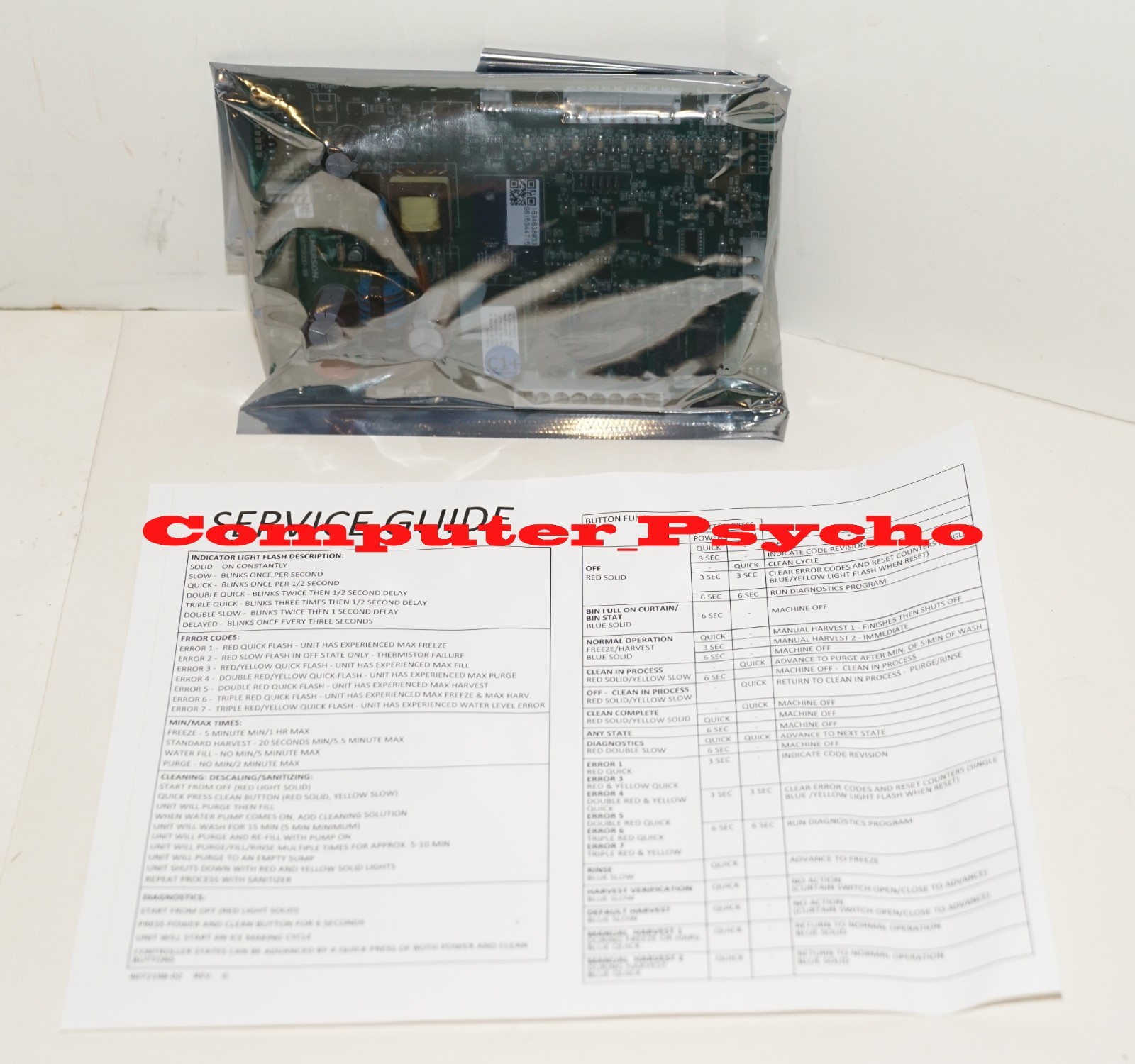 ICE O MATIC 9101414-01 CONTROL BOARD BLUETOOTH KIT CIM0326A CIM0520A CIM0525A