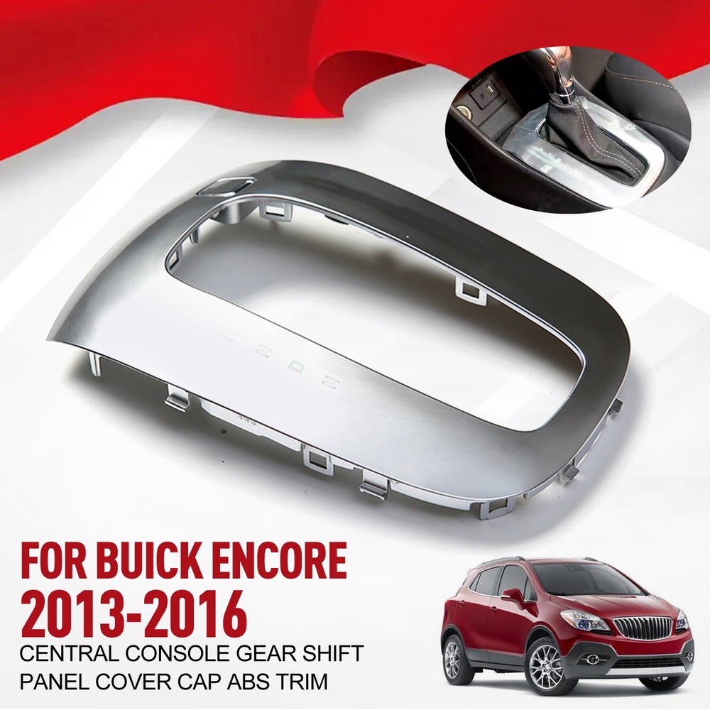 Gear Shift Panel Cover Trim for Buick Encore 2013-2016 ABS Chrome Console CapWU