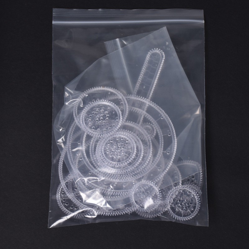 22Pcs Spirograph Geometric Ruler Drawing Accessories Drafting Tools Kids Toy