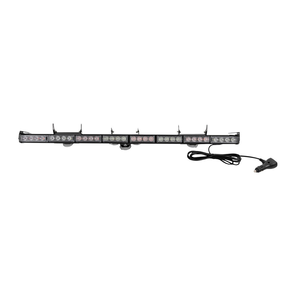 LED Strobe Light Bar Emergency Rooftop Flash Warning Traffic Advisor Waterproof