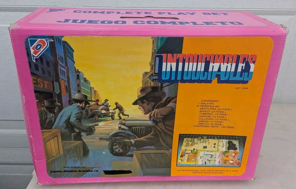 Marx Untouchables Playset With Box Reissue
