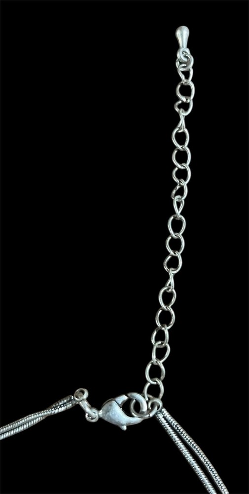 22” Long Adjustable Rainbow Chain Layered Necklace
