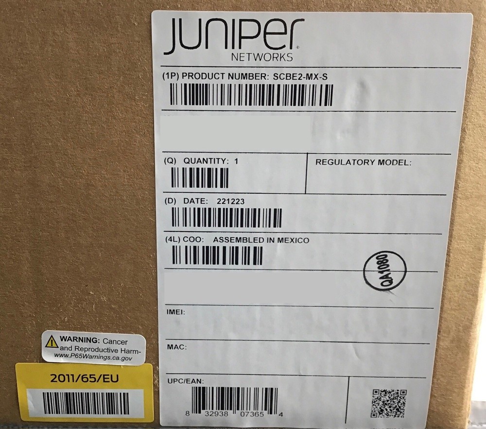*NEW* Juniper SCBE2-MX-S