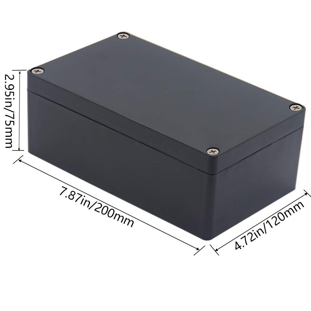 Project Box ABS Plastic Black Electrical Boxes IP65 Waterproof DIY Electronic J
