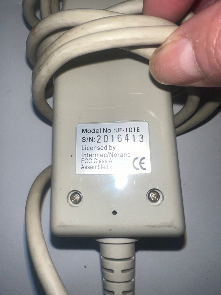 USED Wasp UF-101E Handheld Barcode Scanner 2016413 Class A UNTESTED READ