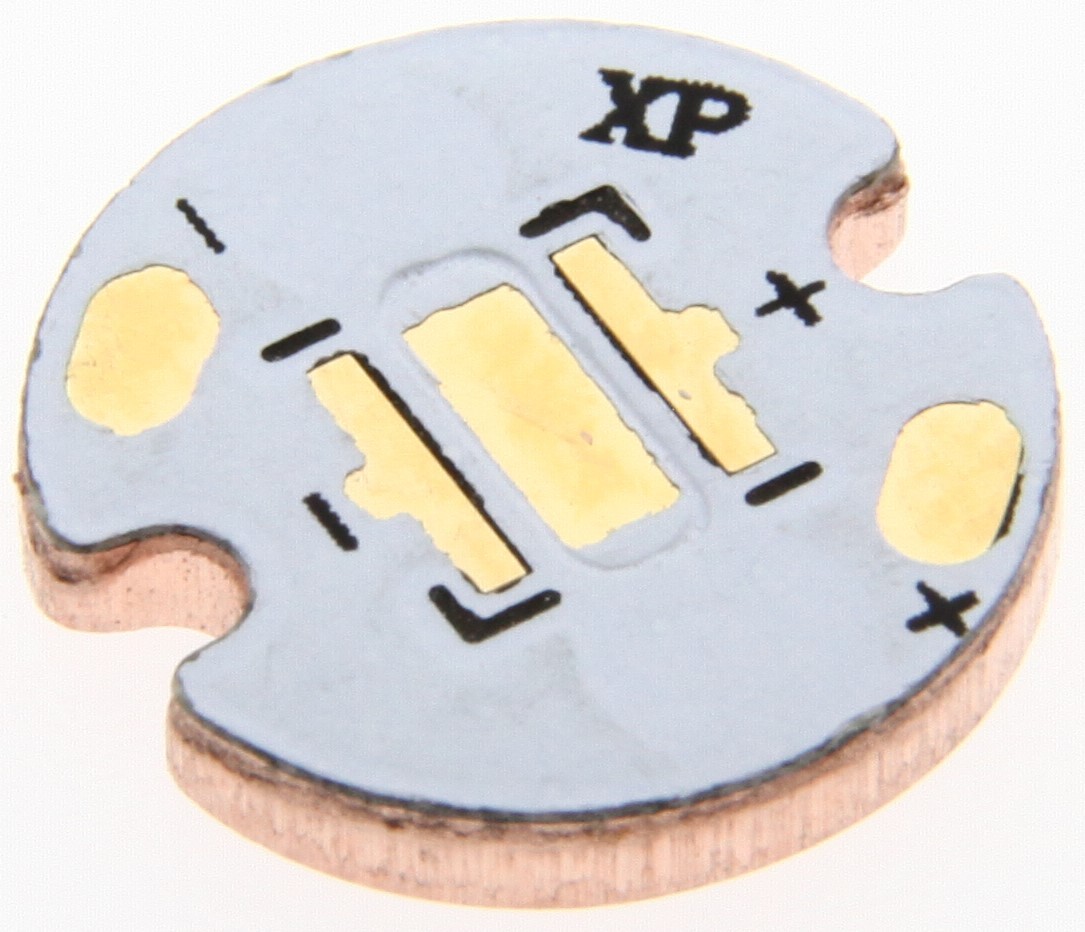 Copper LED PCB direct thermal path for Cree XML, XML2,XPG, XPG2,XPG3,XHP50,XHP70