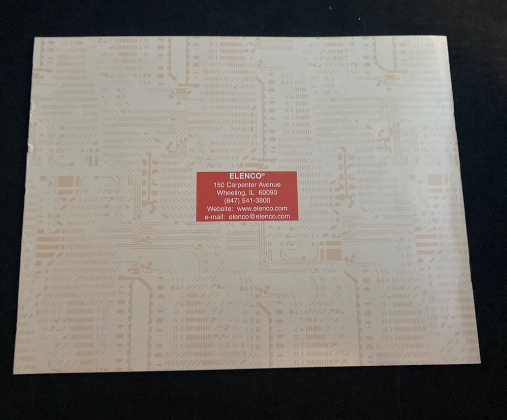 Elenco Snap Circuits REPLACEMENT BOOK ONLY - Projects 1- 101