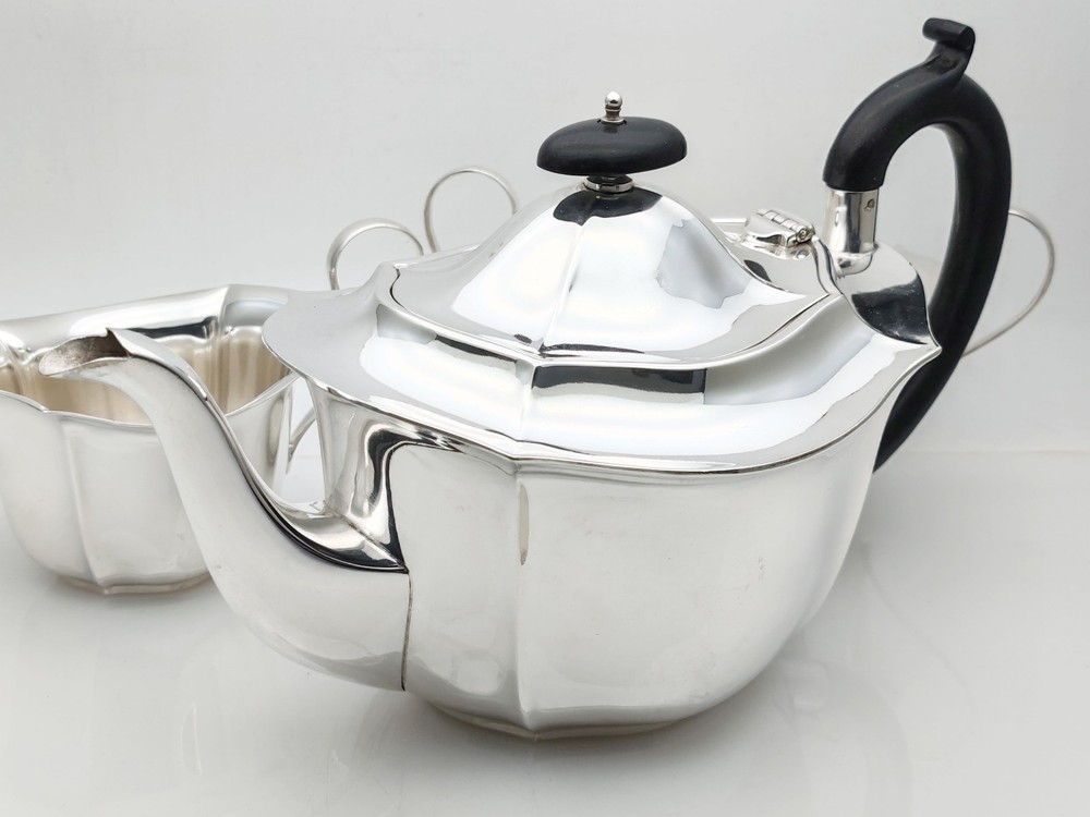 Vintage 3 Piece Silver Plated Tea Set EPNS