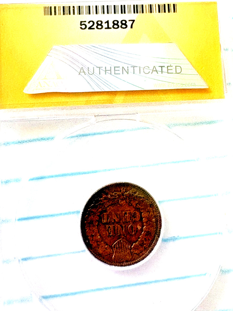 1885 INDIAN PENNY 1c ANAC EF40