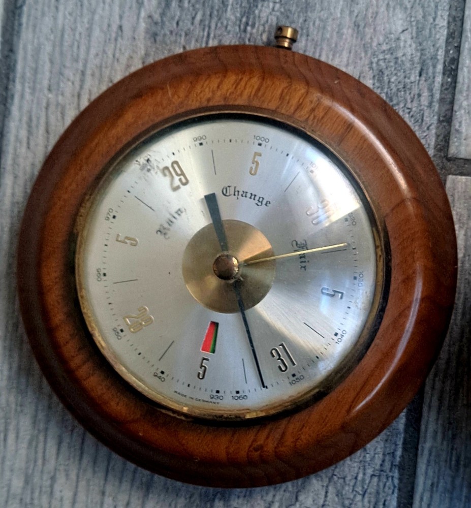 2 GERMAN MADE ANTIQUE BAROMETERS