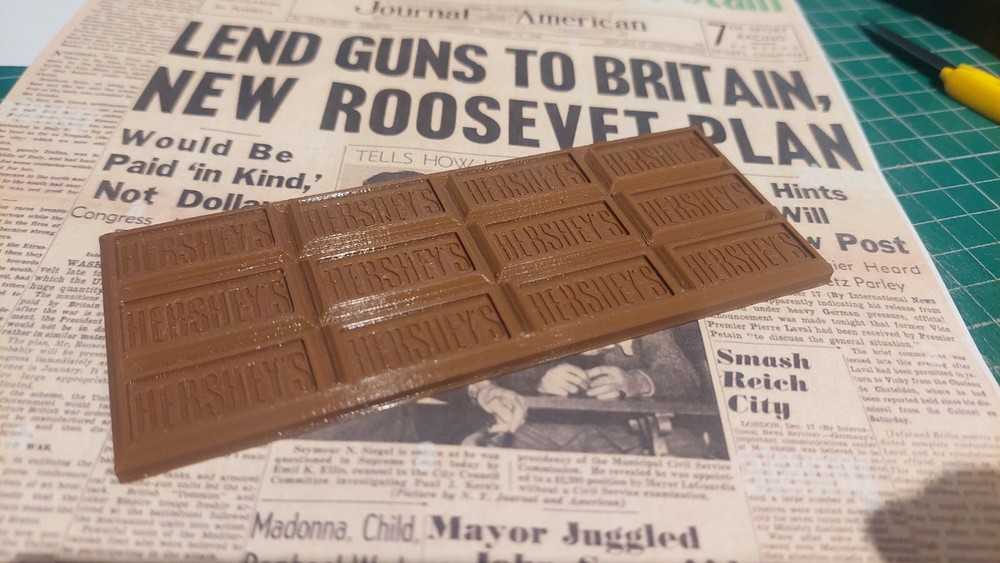 American WW2 1940 Hershey Bar - repro packs 1940 Onwards