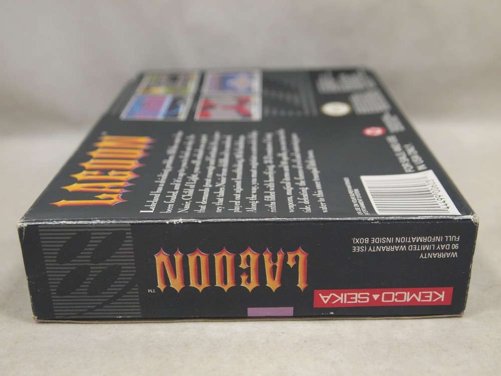 Lagoon (Super Nintendo | SNES) Authentic BOX ONLY