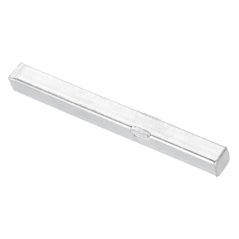 1pcs Door Spindle Bar, 80mm Door Knob Spindle for Door Knobs, Silver, Solid Iron