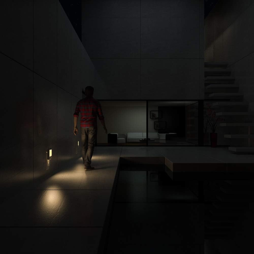 2Pcs Plug-In Light Control Motion Activated Detector Sensor Electric Home Indoor