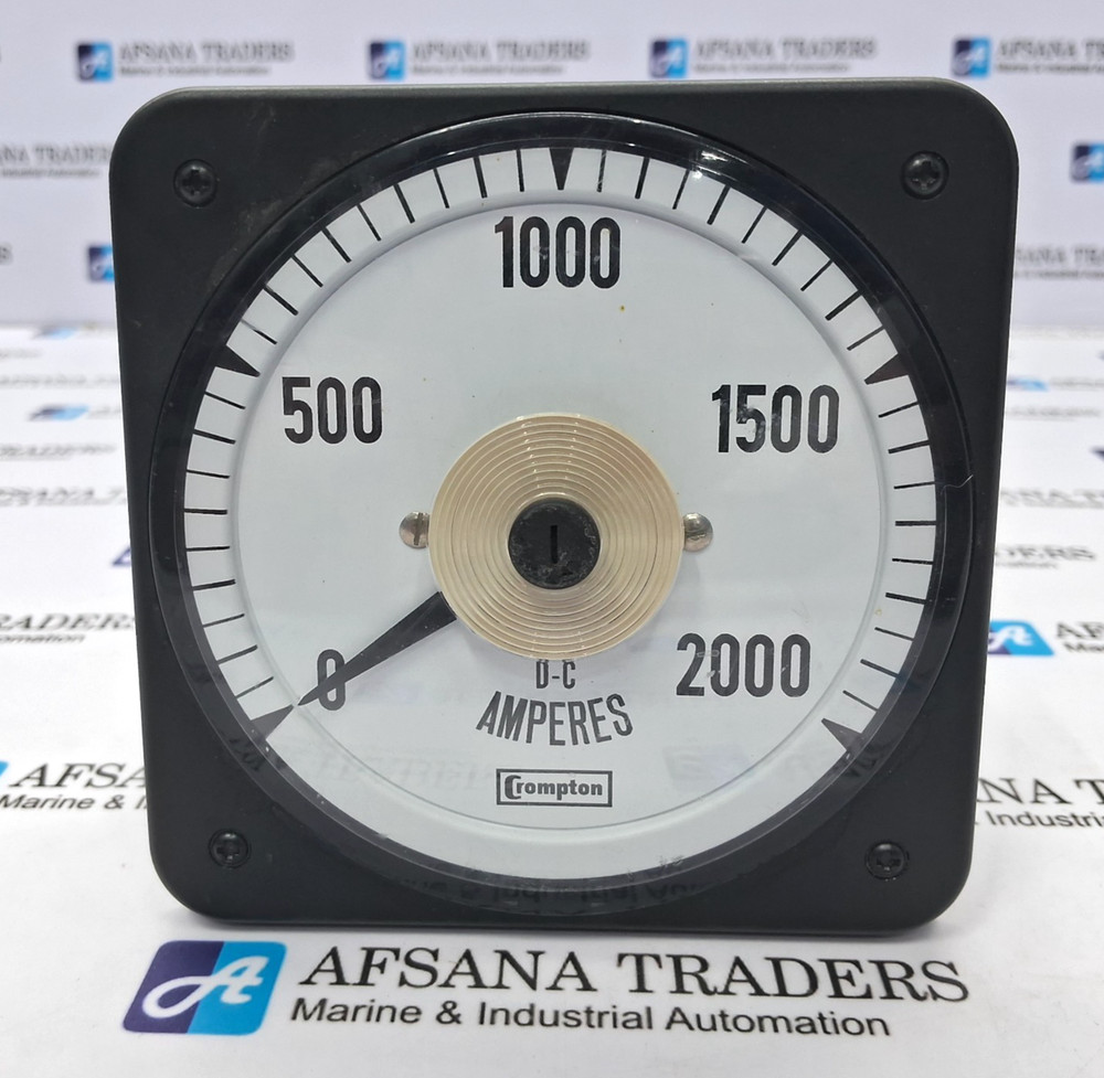 CROMPTON RSMT1742 DC PANEL METER E203000 0 TO 2000 AMPERES