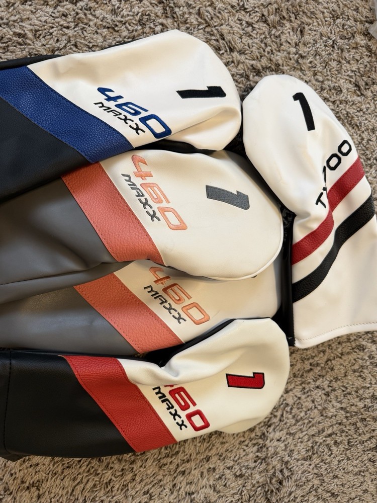 Golf Driver Headcover Lot (5) 460cc Replacement Covers