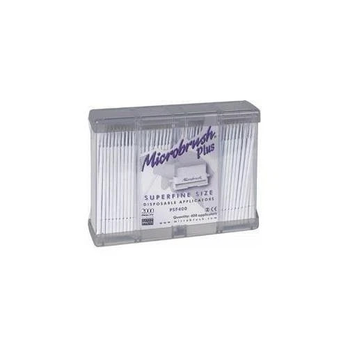 Microbrush Plus PSF400 Super Fine White Micro-Applicators, 400 Pack