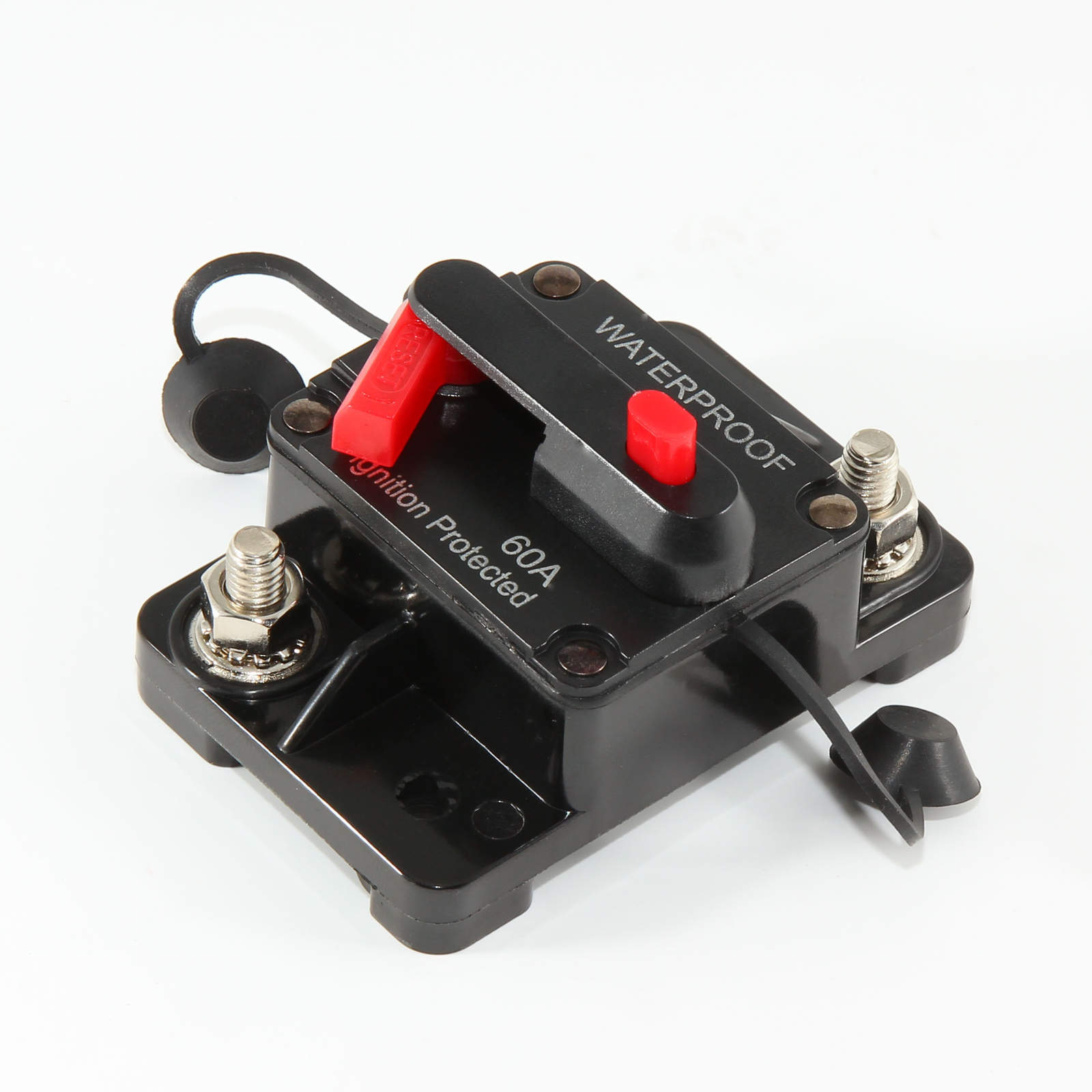 Electric Trolling Motor 60Amp Fuse Marine Circuit Breaker for Audio System Fuse