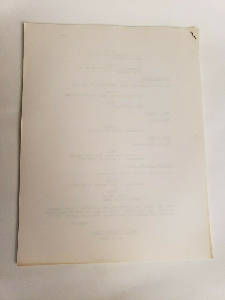 FLASH GORDON / Ted Pedersen 1979 TV Script, "Chapter Eight: The Frozen World"