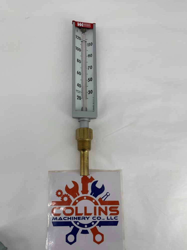Weiss Instruments TL5S2 Straight Thermometer Range 20/120F