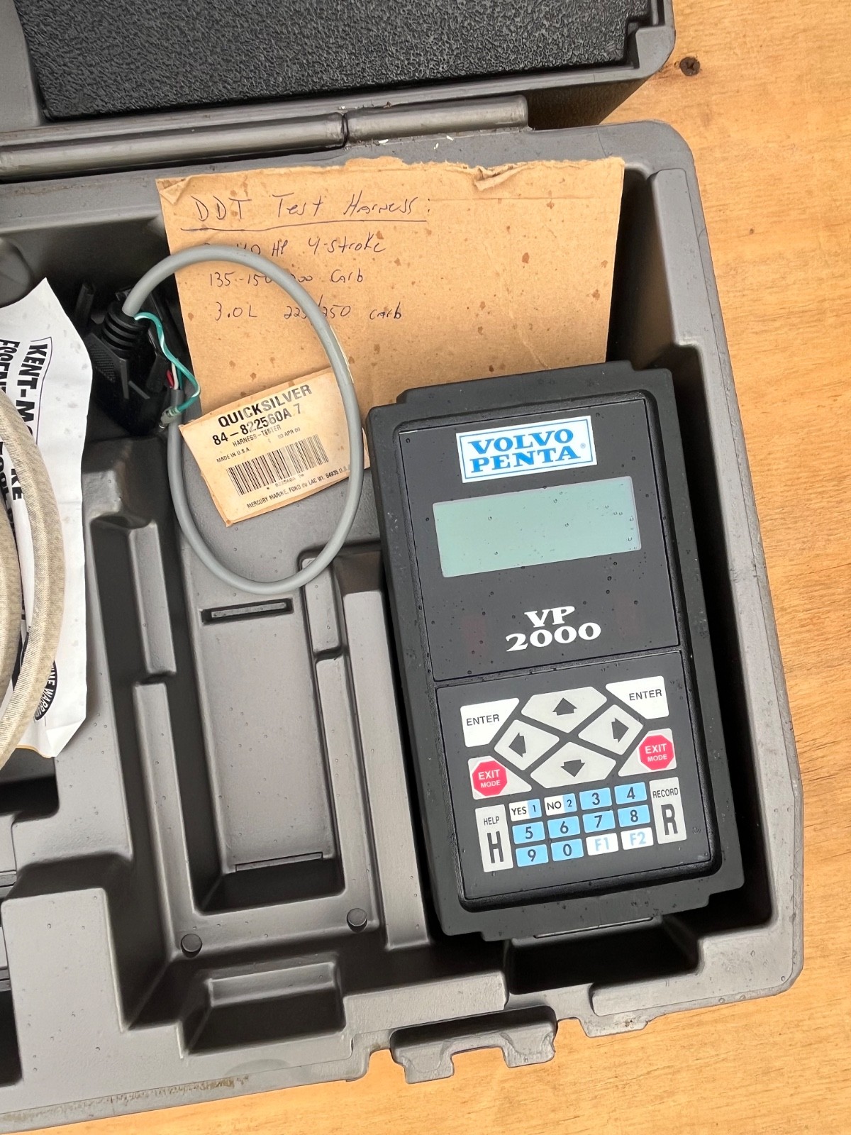 Volvo Penta Genuine Original OEM VP 2000 Diagnostic System Service tool and acce