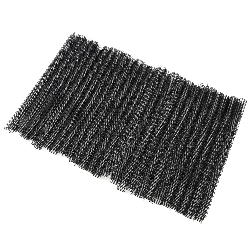 Black 100x Double Loop Wire Binding Spine 60 Sheet Capacity 3:1 Pitch 34 Loop 9.