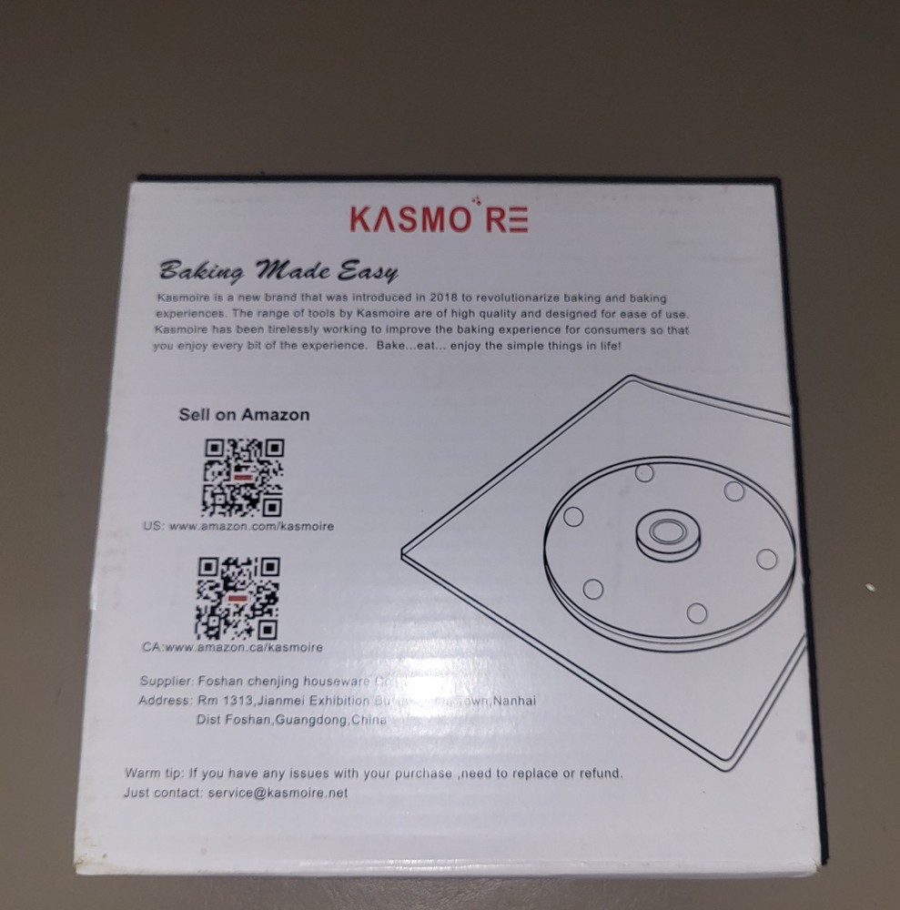 The Kasmoire Cookie Decorating Turn Table