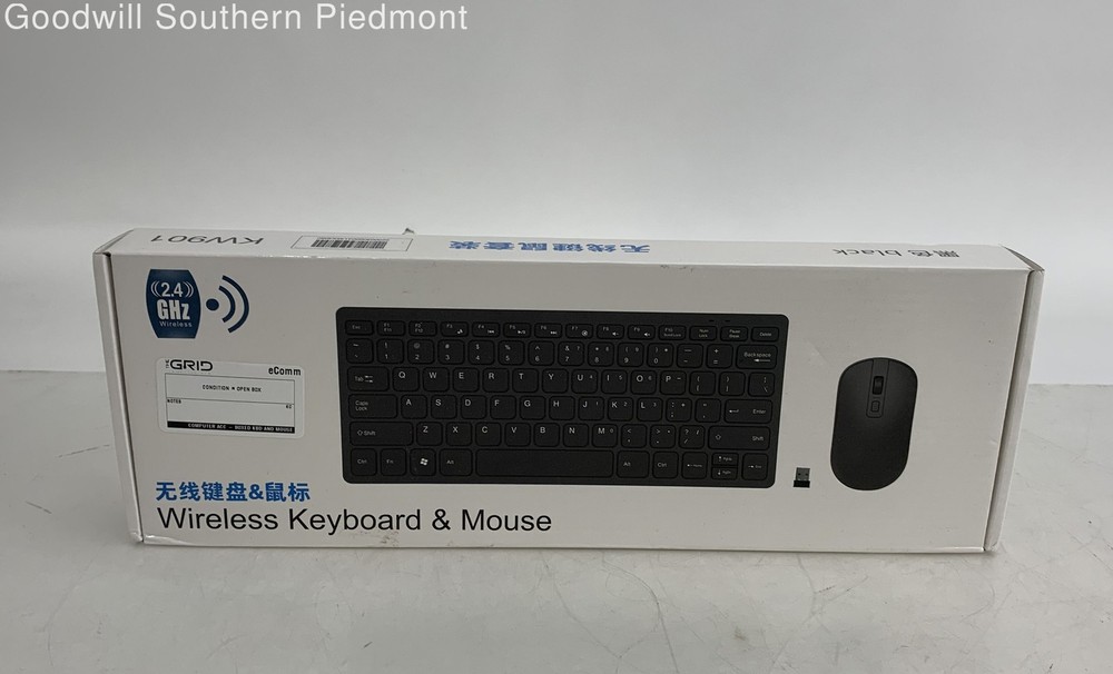 KW901 Wireless Keyboard and Mouse Bundle - Open Box
