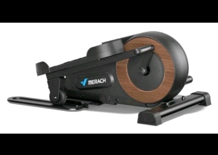 MERACH MR-E43 Under Desk Elliptical Machine Home Leg Exerciser Black