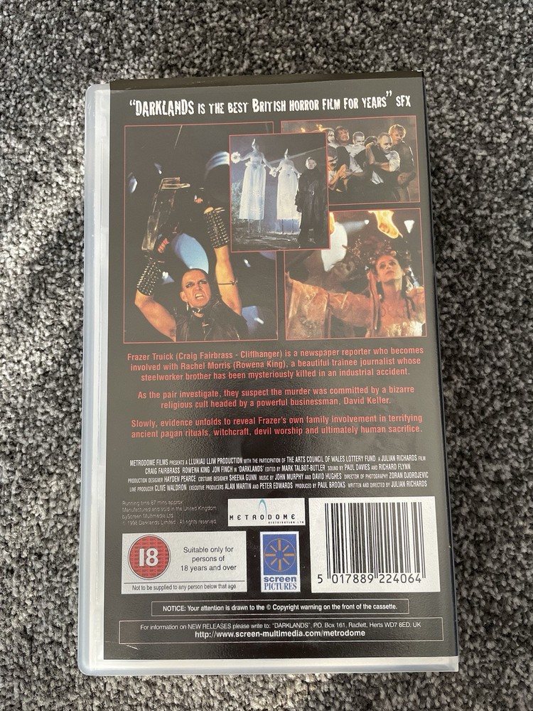 Darklands Vhs Craig Fairbrass
