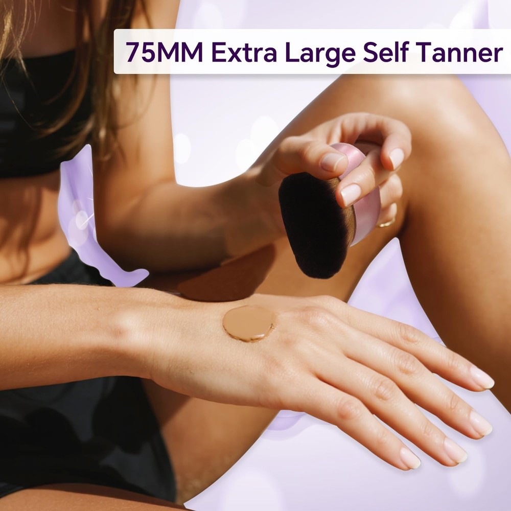 Extra Large Body Makeup Brush for Self Tanner, 75MM Professional Application