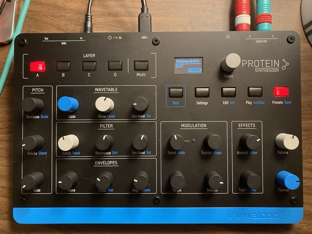 Waldorf Protein Wavetable Desktop Synthesizer