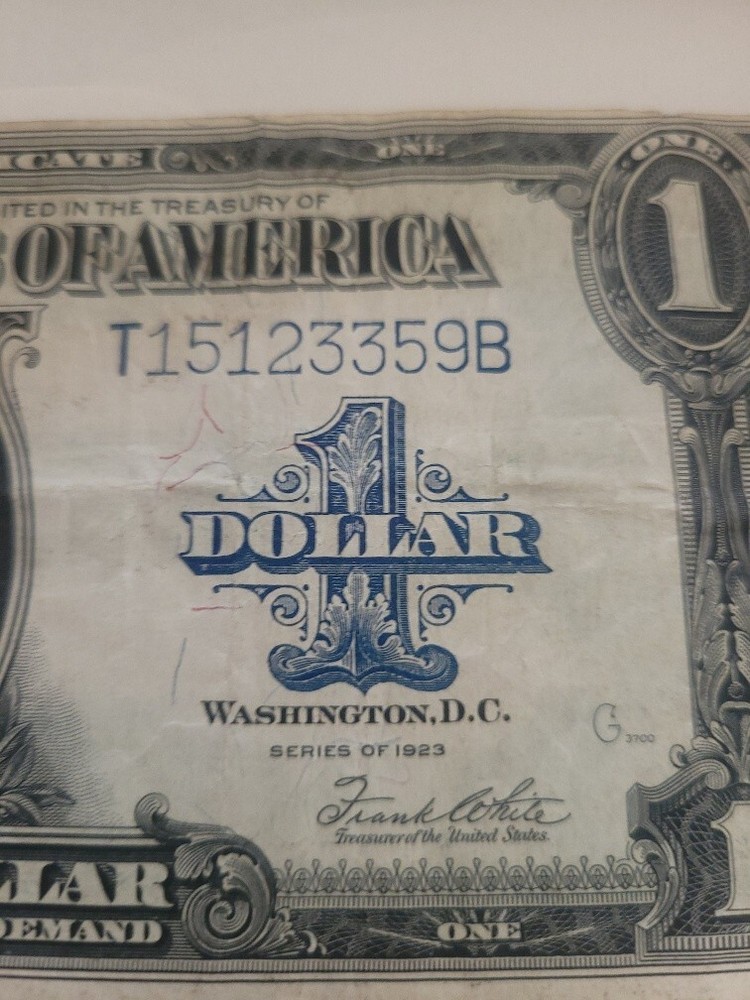1923 Horse Blanket Silver Certificate $1 Note