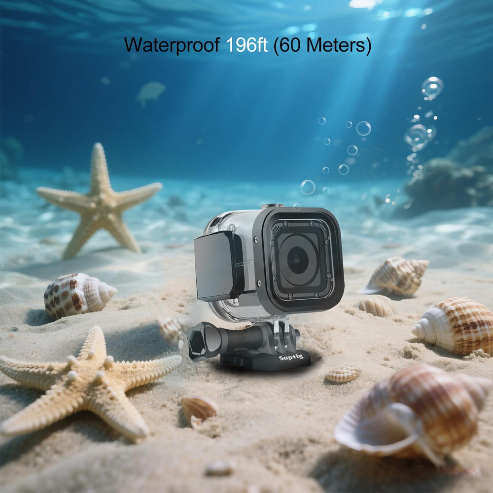 Replacement Waterproof Case Protective Housing for Gopro Session Hero 4Session,