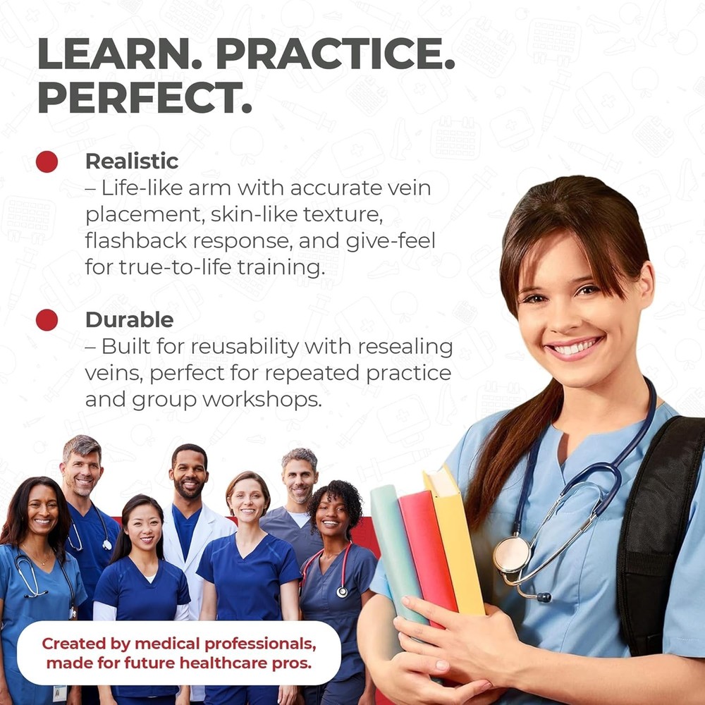 Advanced Venipuncture Practice Kit for Nurses - Master Skills - Online Training