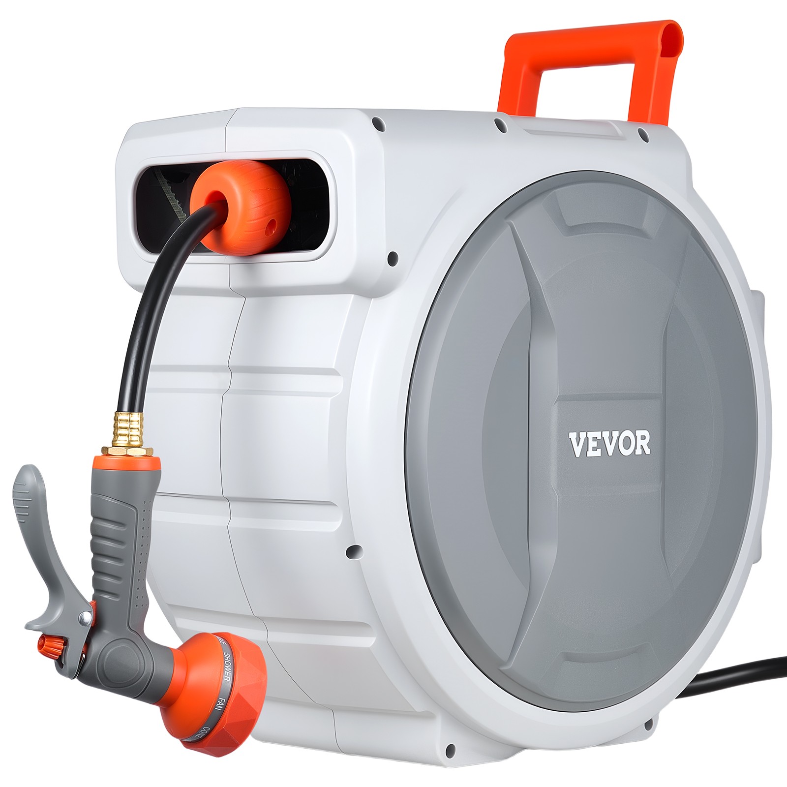VEVOR Retractable Garden Hose Reel 1/2 in x 100 ft Wall Mount