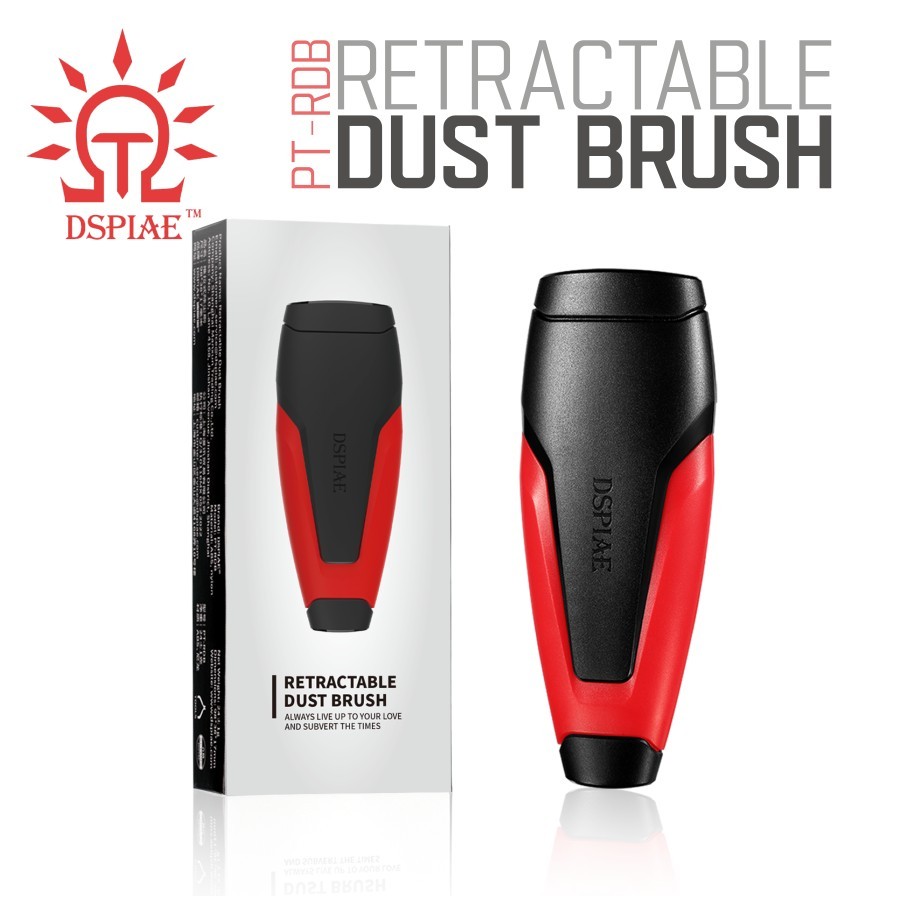 DSPIAE: Retractable Dust Brush - PT-RDB - Double Tip Design