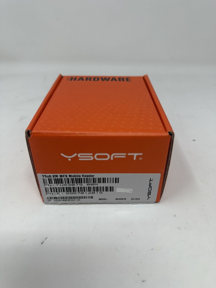 YSOFT KM MFX Mobile Reader - Model MUS3078 - Connect 3D Printer Verification