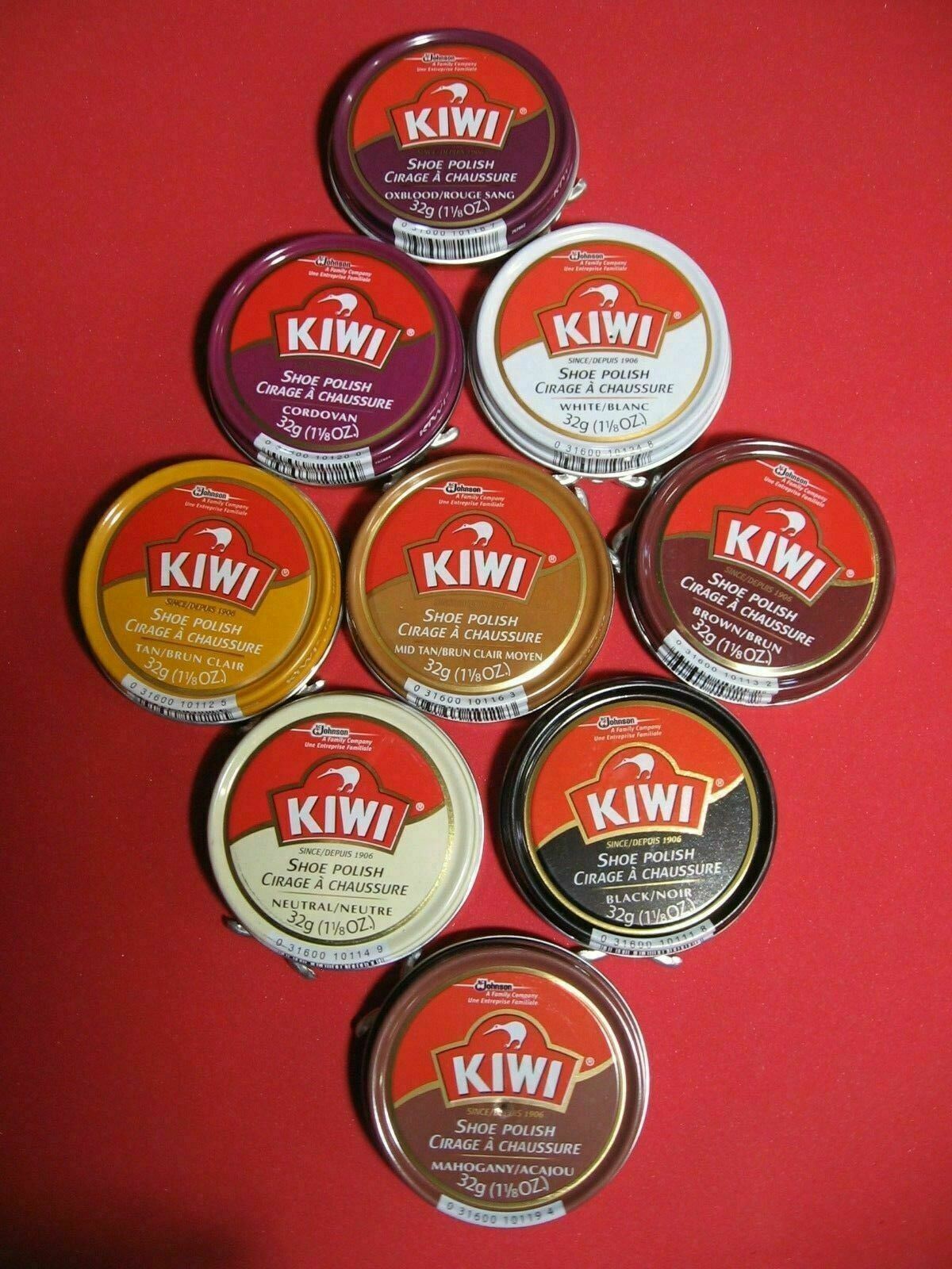Kiwi Shoe Polish-Boot Polish 1 1/8 oz. can Assorted Colors Available PIC-A COLOR