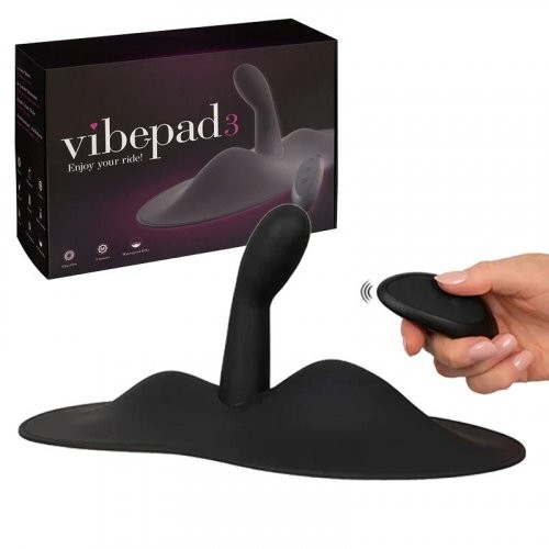 VibePad 3 Remote Controlled Grinding Pad with Curved Dildo