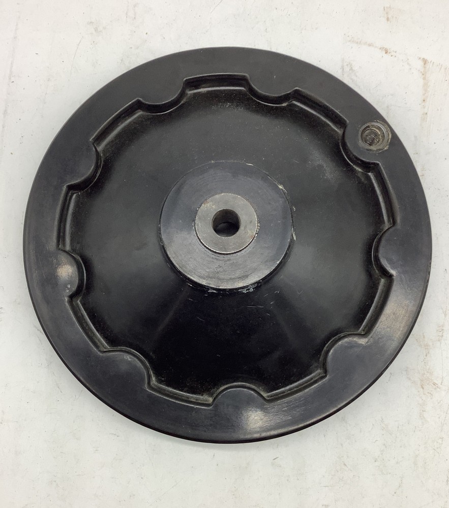 8” Solid Plastic Wheel 1/2 Bore With Handle (#1550-C-Floor)