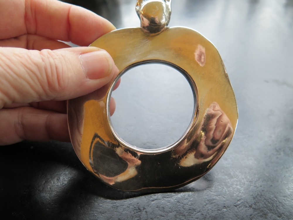 Silver Modern Napkin Ring with Crown Motif