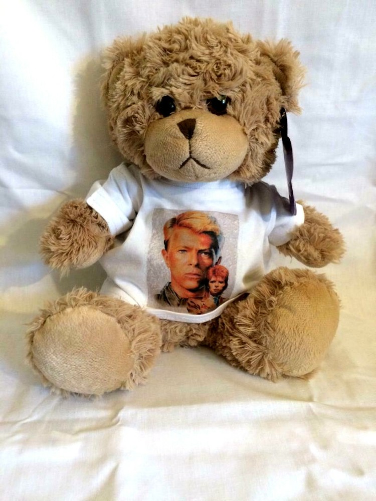 DAVID BOWIE soft and cuddly TEDDY BEAR
