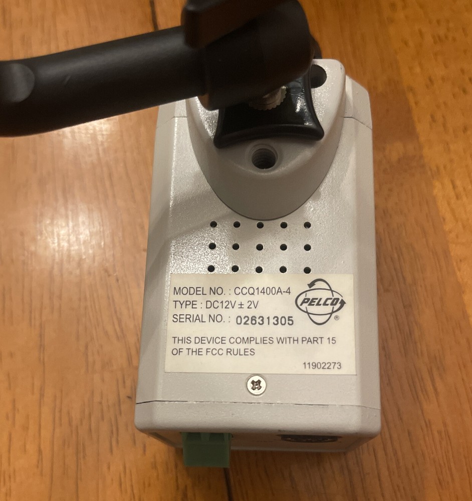Pelco CCQ1400A Color CCD Camera Used 12v Tested Working