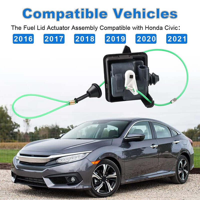 Fuel Lid Actuator Gas Door Assembly Fit For 2016-2021 Honda Civic 74700TBAA02